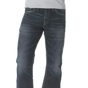 SILVER men's ZAC 
Denim Straight Leg Jean